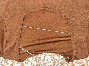 Brown Bodycon Maxi Dress – Size S (With Freebie)