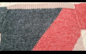 Handknitted thick woollen sweater
