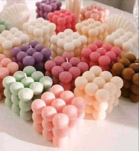 Bubble Cube Candles - Pastel Set Of 1