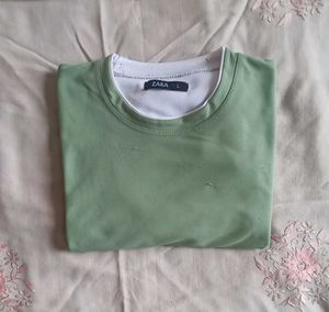 Zara Green T-Shirt
