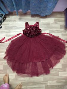 Party-Perfect Burgundy Dress