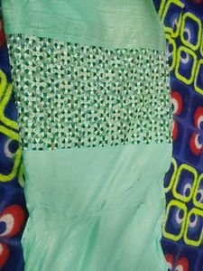 Sea Green saree