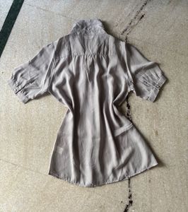 Light Grey Structured Blouse