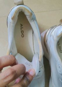 ALDO White Sneakers - Size ?
