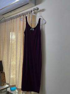 Purple H&m Bodycon Dress