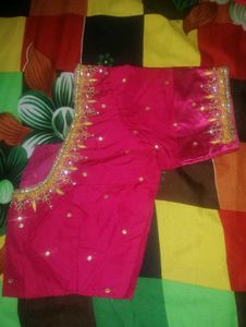 Embroidered Pink Blouse