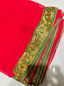 Beautiful Border Lace Saree
