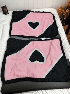 Hearts Indie Aesthetic Throw Pillow Covers