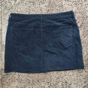Corduroy Mini Skirt