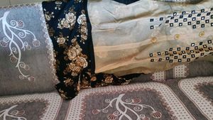 Elegant Beige Embroidered Kurta