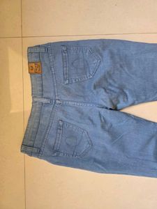 Light Wash Denim Skinny Jeans