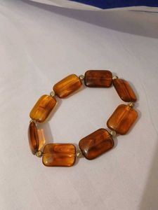Amber Beaded Bracelet