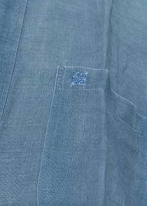 Givenchy Men Blue Cotton Casual Half sleeve Shirt