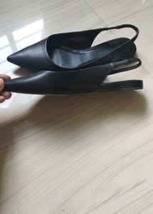 H&amp;M Black Slingback Flats