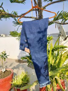 Dark Blue Denim Jeans