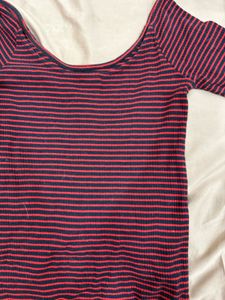 Striped Knit Top