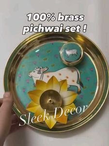 brass pichwai set
