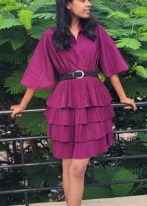 Tiered Ruffle Mini Dress