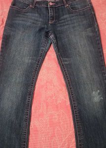 Distressed Denim Jeans