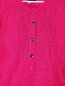 Pink Kurti Top XS