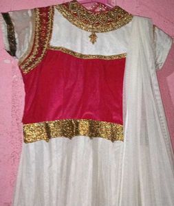 pink &amp; Gold Ethnic Gowns