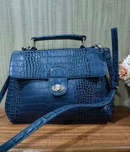 Elegant Blue Handbag