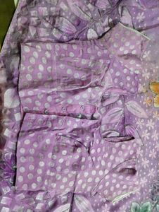 Braso Sari With Stitch Blouse