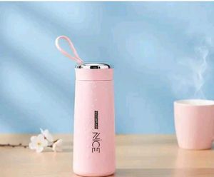 Pink 'Nice' Water Bottle pack of 1