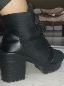 Black Heeled Boots
