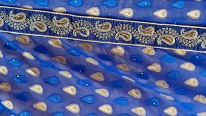 Blue Saree