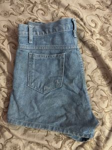 Light Wash Denim Shorts