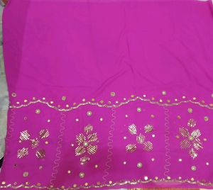 Wedding Embroidery Saree