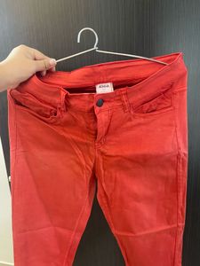 Red Denim Jeans