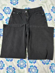 Ripped Wide Leg Jeans