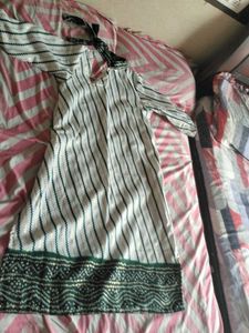 Striped Green Kurta