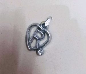 Heart Shaped Locket With R Initial