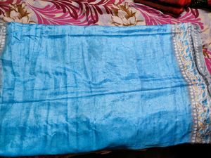 Sky Blue Color Saree