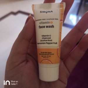Sirona Vitamin C Face Wash New With Tag