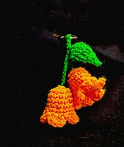 Crochet Flower Keychains
