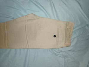 Beige Casual Pants