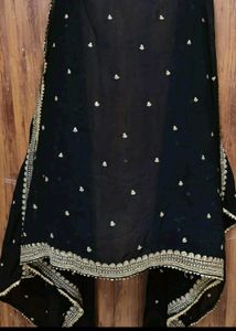 Designer Black Zari Work Anarkali Dress Fixed Pric