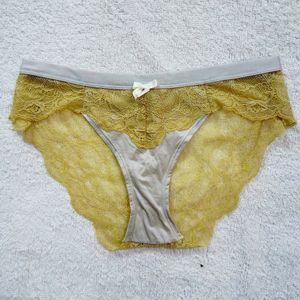 Yellow Net Panty