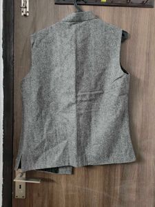 Grey Ethnic Nehru Jacket