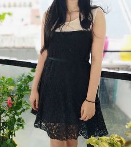Lace Fit & Flare Dress