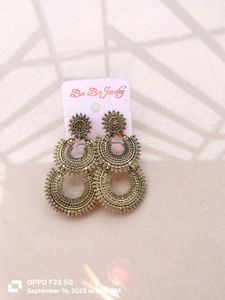 Boho Chic Gold Earrings