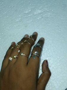 Combo 7 Adjustable Finger Ring