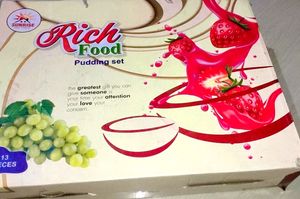 💥Branded Sunrise Rich Food  Pudding Set🍜🥣