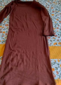 Brown Midi Dress