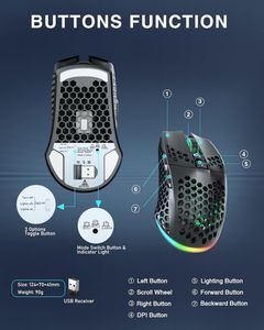 SOLAKAKA SM600 Wireless Gaming Mouse