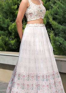 Off White Lehenga Choli Set